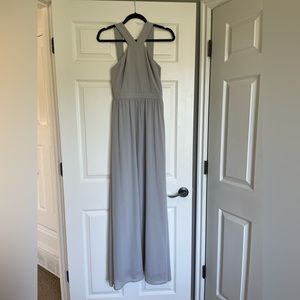 Lulus Gray Maxi Dress